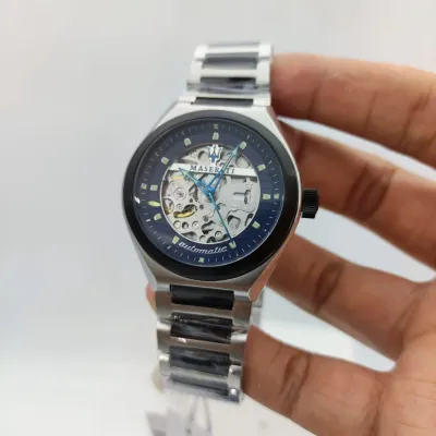 Maserati Trident Triconic Skeleton Automatic Men's Watch